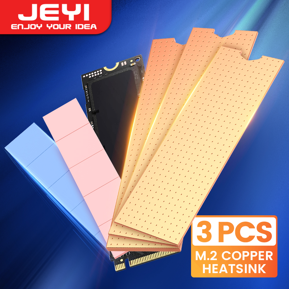 Laptop Accessories Cooling Pad - JEYI Copper M.2 Heatsink, NVMe 2280
