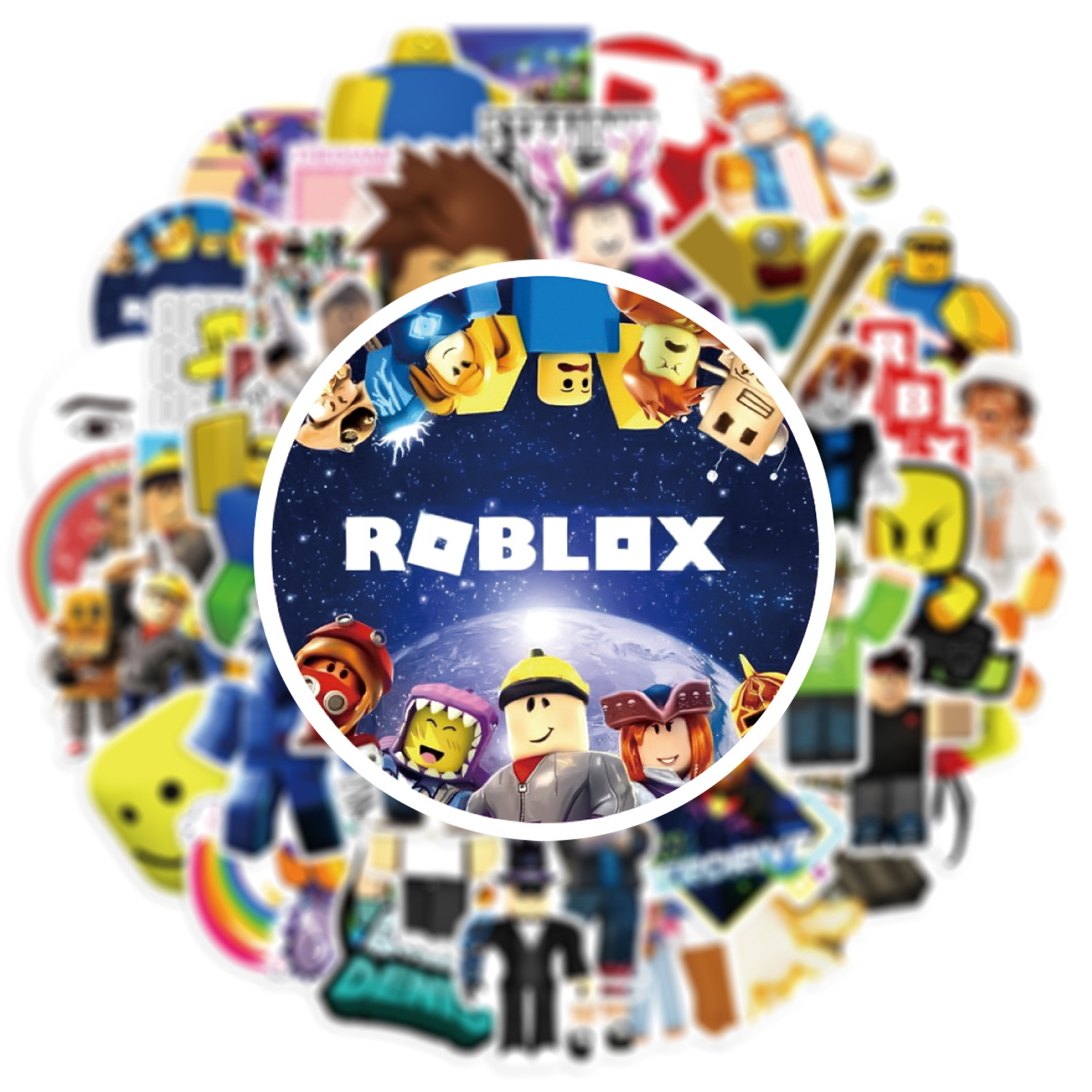 50pcs Roblox Unique Waterproof - Laptop Accessories Aesthetic ulasan dan harga