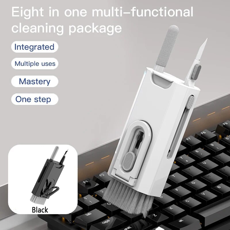 8 In 1 Cleaning Kit Keyboard C - Screen Cleaning Kit ulasan dan harga