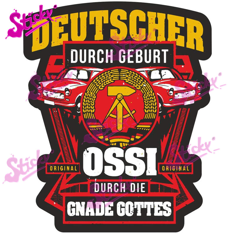 STICKY Retro German DDR You Ca - Laptop Accessories To Buy ulasan dan harga