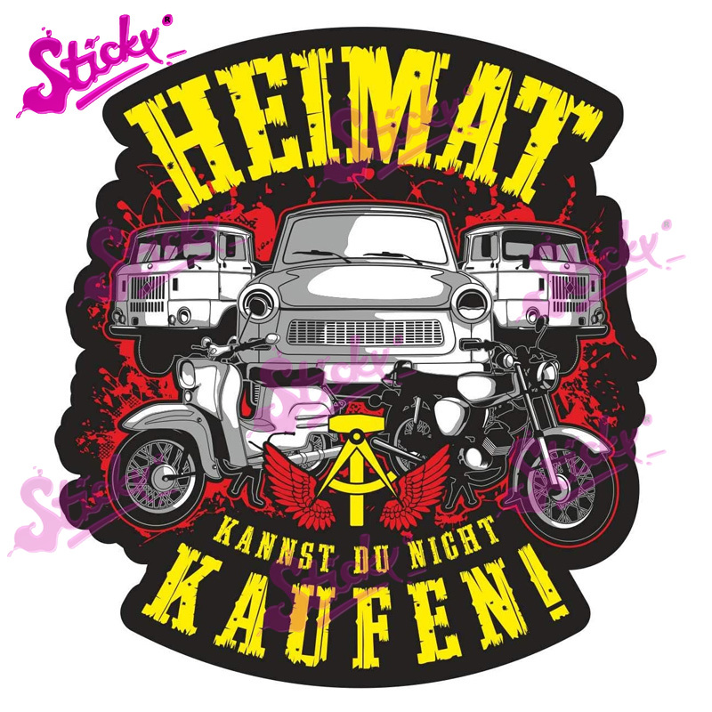 STICKY Retro German DDR You Ca - Laptop Accessories To Buy ulasan dan harga