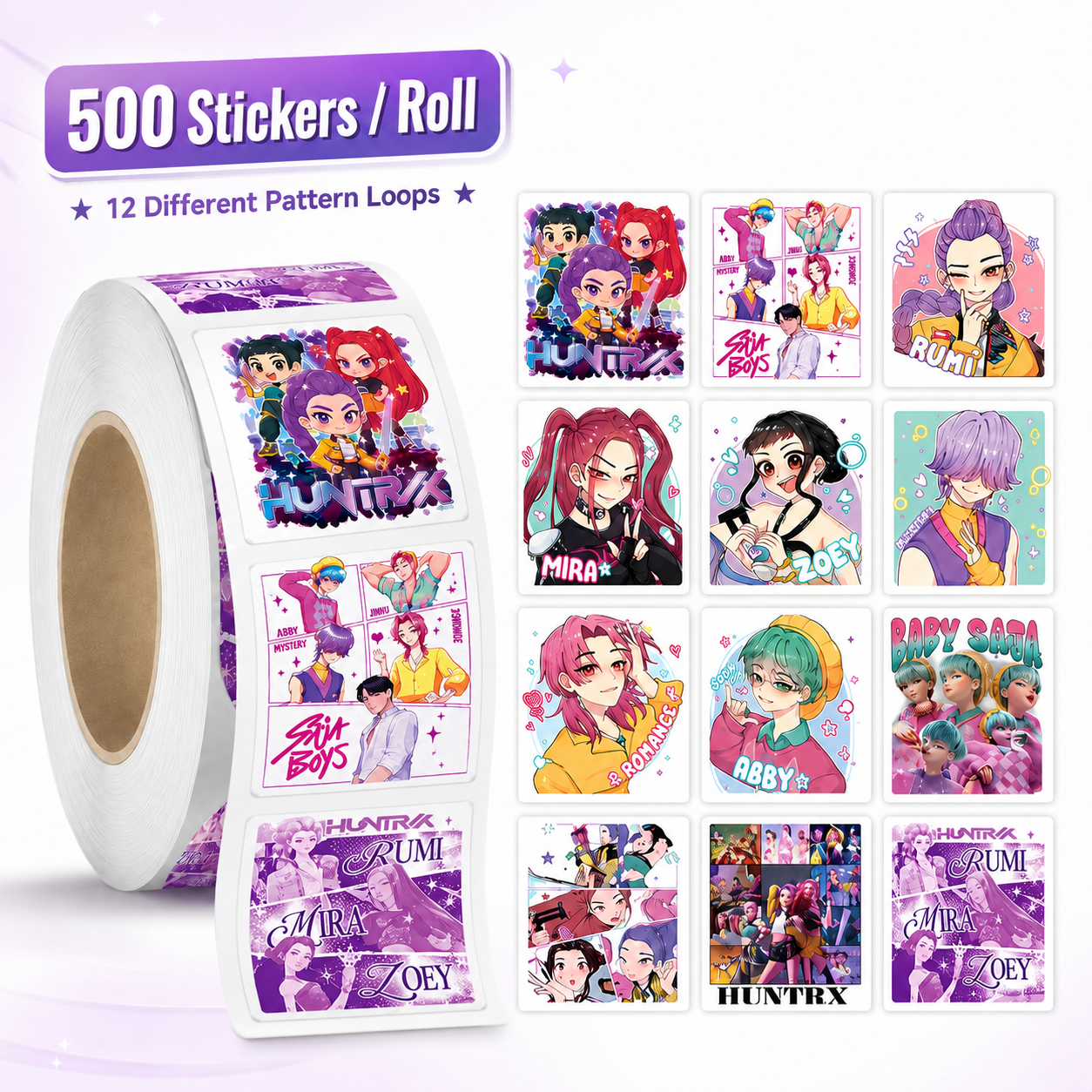 500pcs Stickers Waterproof DIY - Laptop Accessories Aesthetic ulasan dan harga