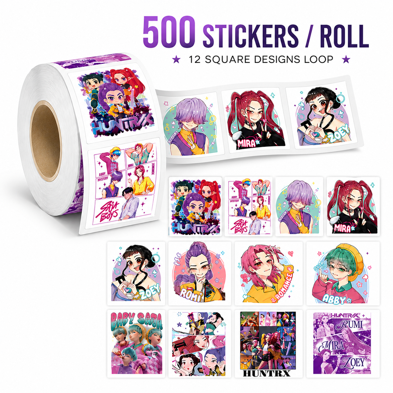 500pcs Stickers Waterproof DIY - Laptop Accessories Aesthetic ulasan dan harga
