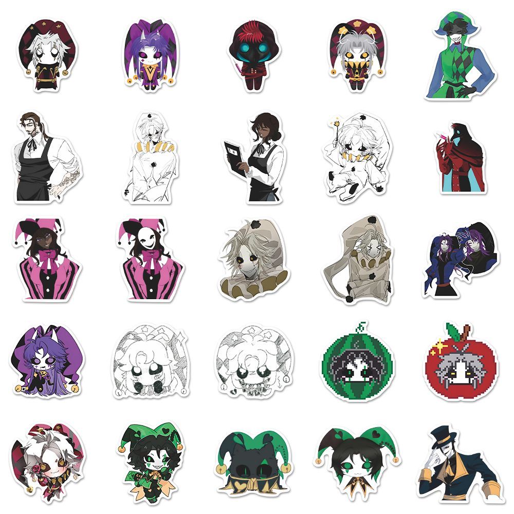 73PCS The Freak Circus Pierrot - Laptop Accessories Aesthetic ulasan dan harga