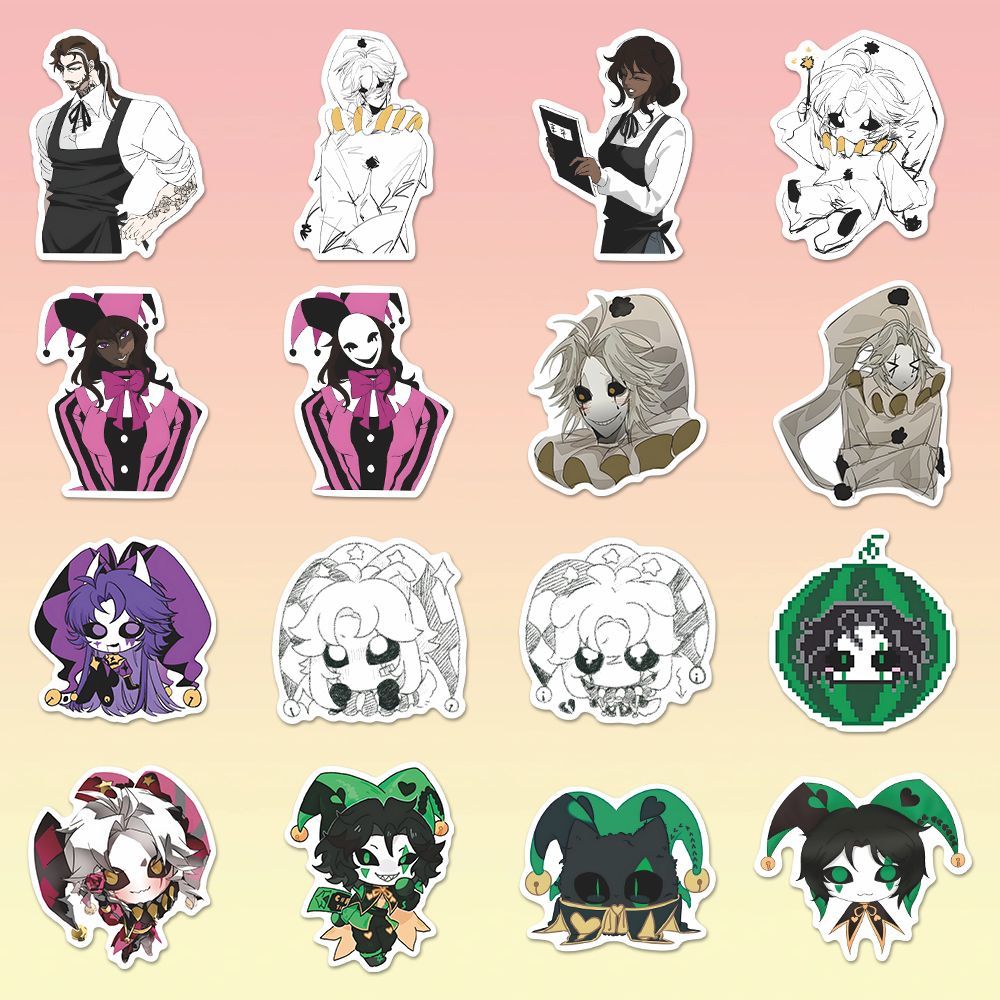73PCS The Freak Circus Pierrot - Laptop Accessories Aesthetic ulasan dan harga