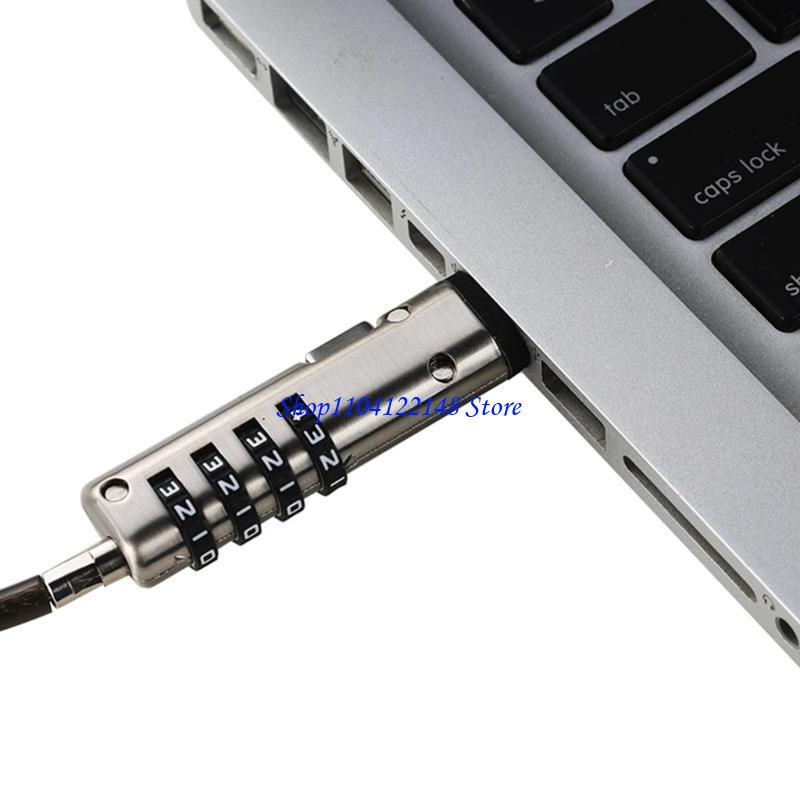 P9FA 4 Digital Universal Lock  - Laptop Lock Cable ulasan dan harga