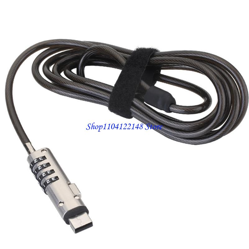P9FA 4 Digital Universal Lock  - Laptop Lock Cable ulasan dan harga