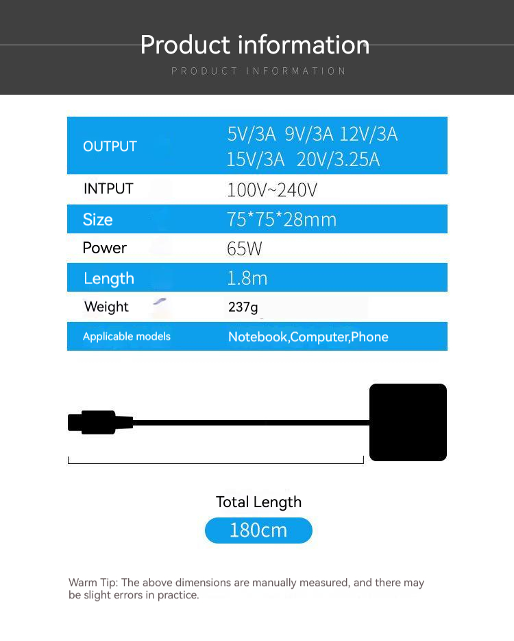 20V 3.25A 65W TYPE-C Laptop Ac - Laptop Accessories Hp ulasan dan harga