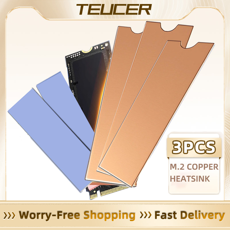 TEUCER M.2 Copper Heatsink NVM - Laptop Accessories Cooling Pad ulasan dan harga