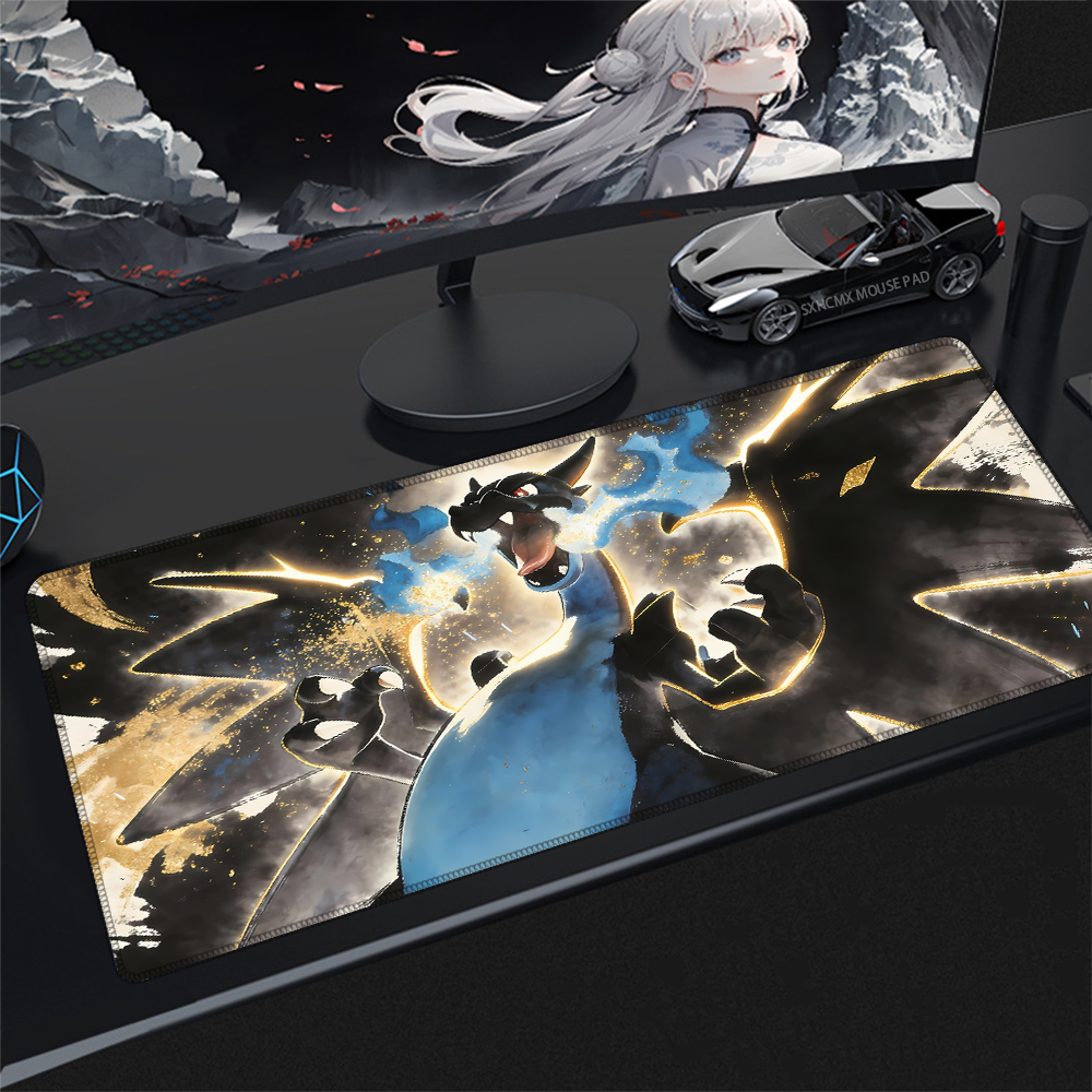 Gaming Mouse Pad Charizard XXL - Laptop Accessories Computer ulasan dan harga
