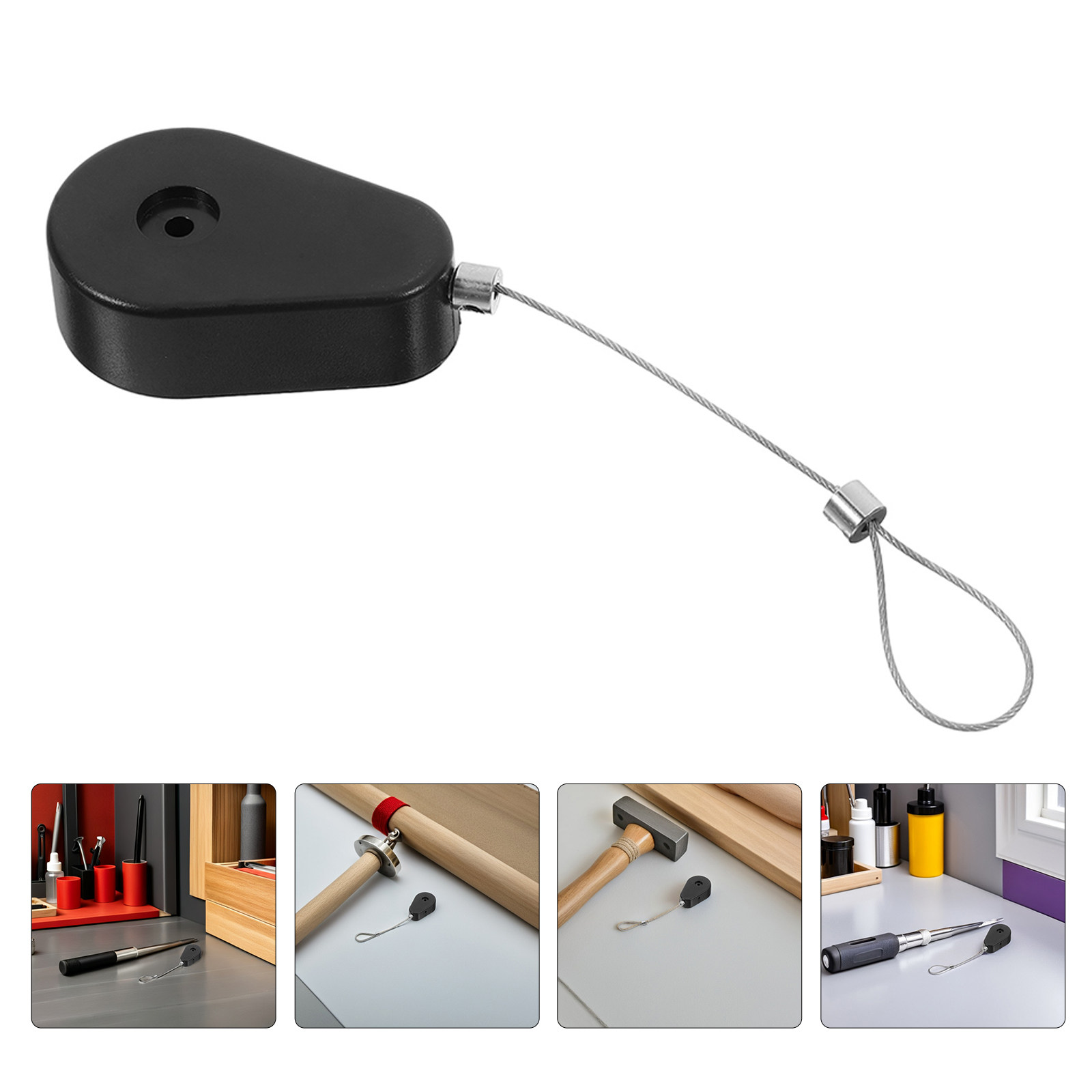 4Pcs Retractable Security Cabl - Laptop Lock Cable ulasan dan harga