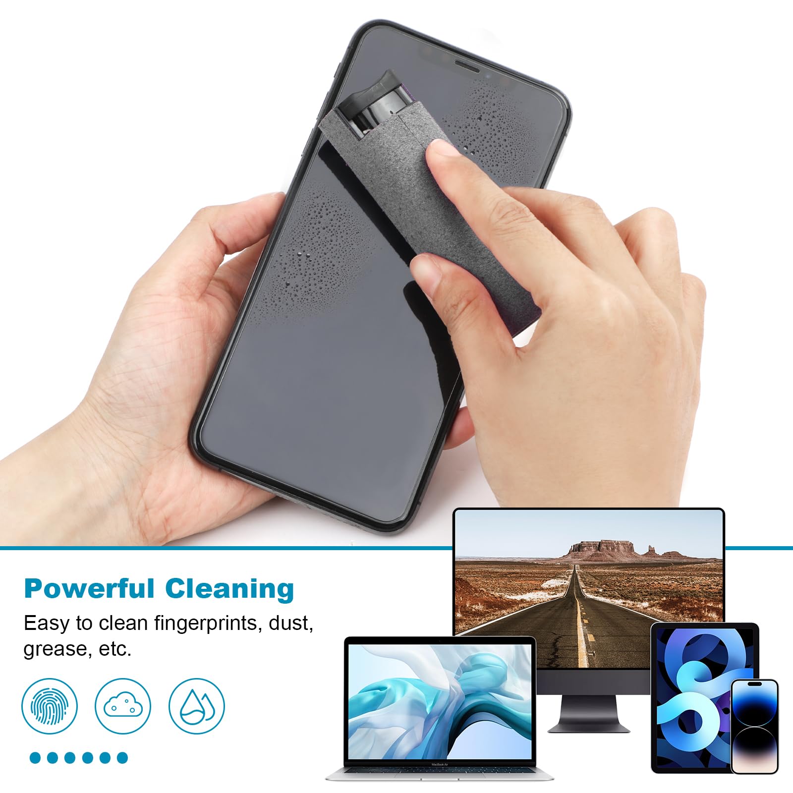 2-in-1 Mobile Phone Screen Spr - Screen Cleaning Kit ulasan dan harga