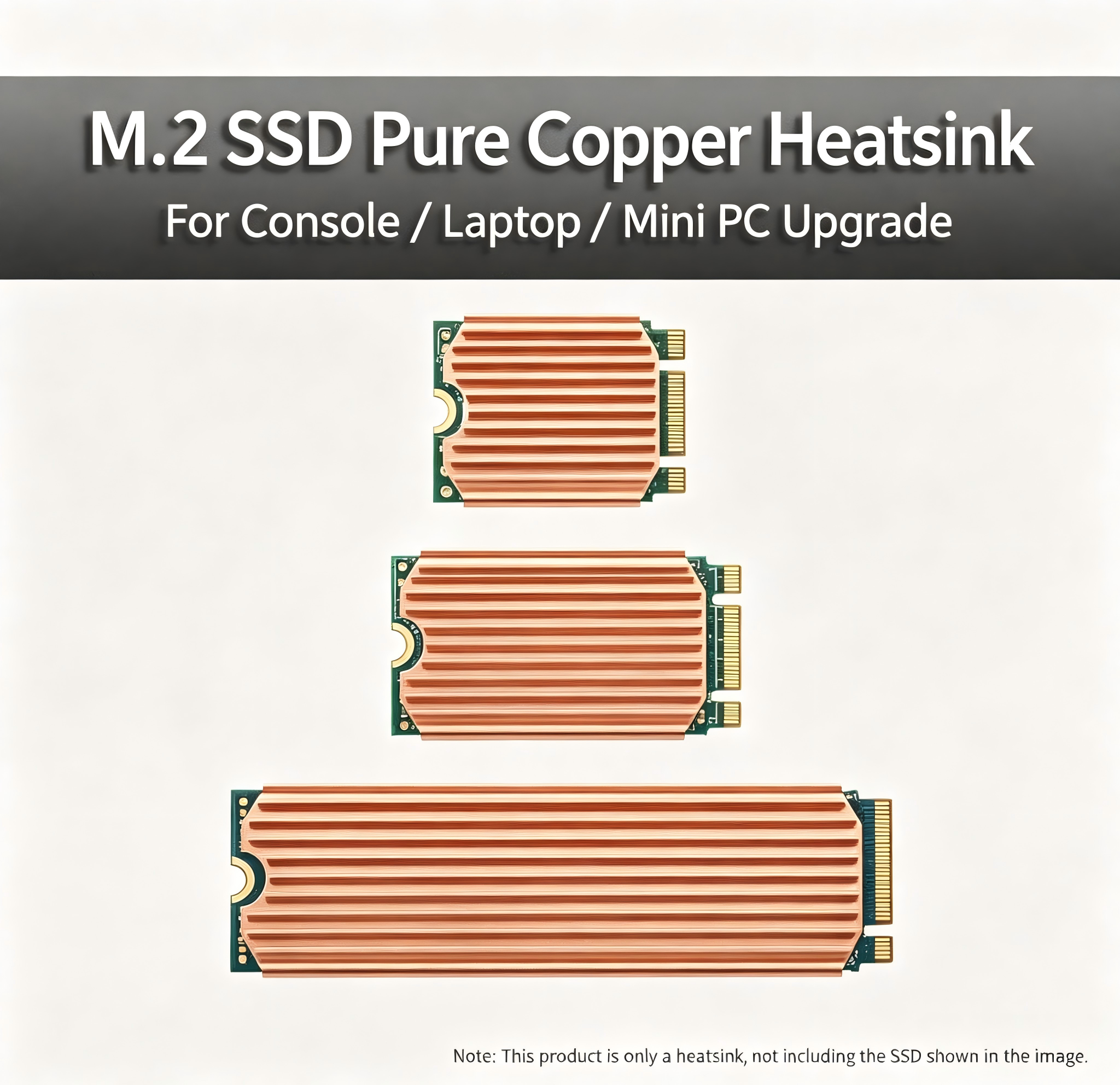 Copper M.2 NVMe SSD Heatsink C - Laptop Accessories Cooling Pad ulasan dan harga