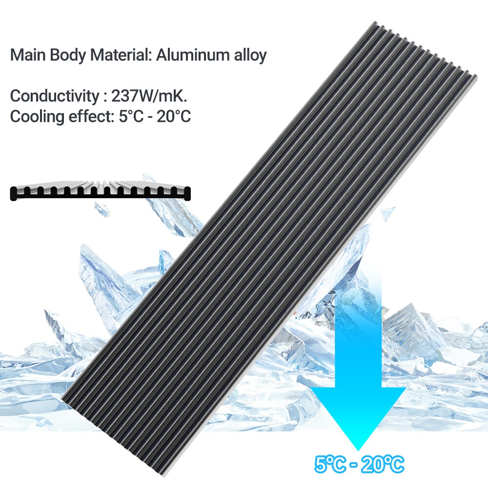 JEYI M.2 SSD Heatsink, Aluminu - Laptop Accessories Cooling Pad ulasan dan harga