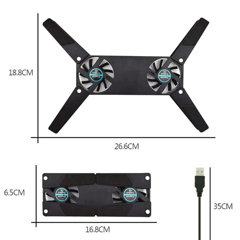 2025 Trending! Rotatable Lapto - Laptop Accessories Cooling Pad ulasan dan harga