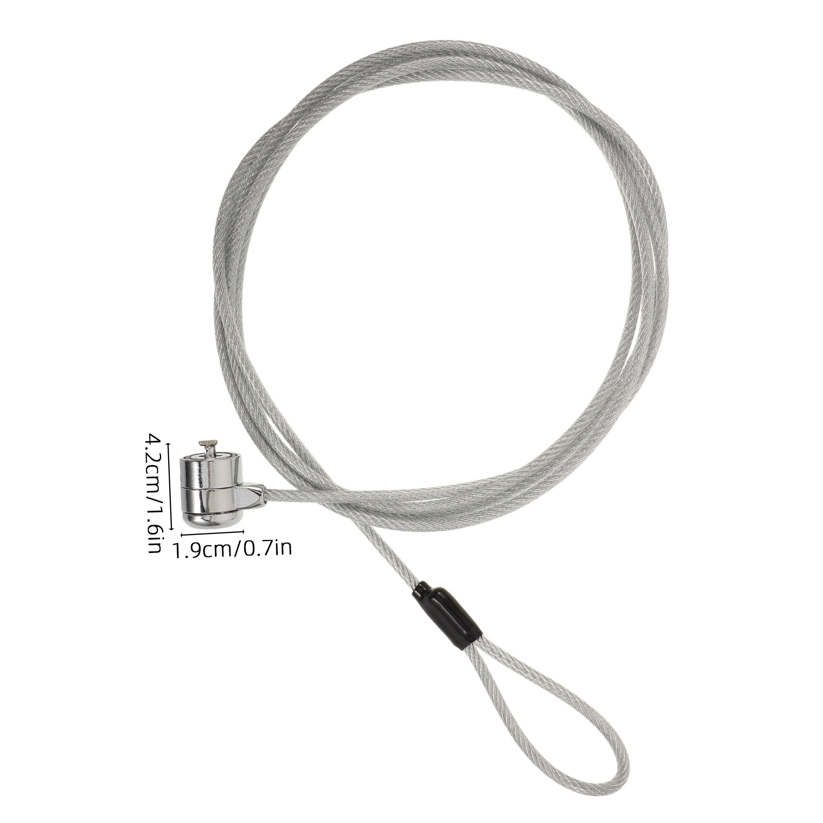 1Set Laptop Cable Lock Zinc Al - Laptop Lock Cable ulasan dan harga