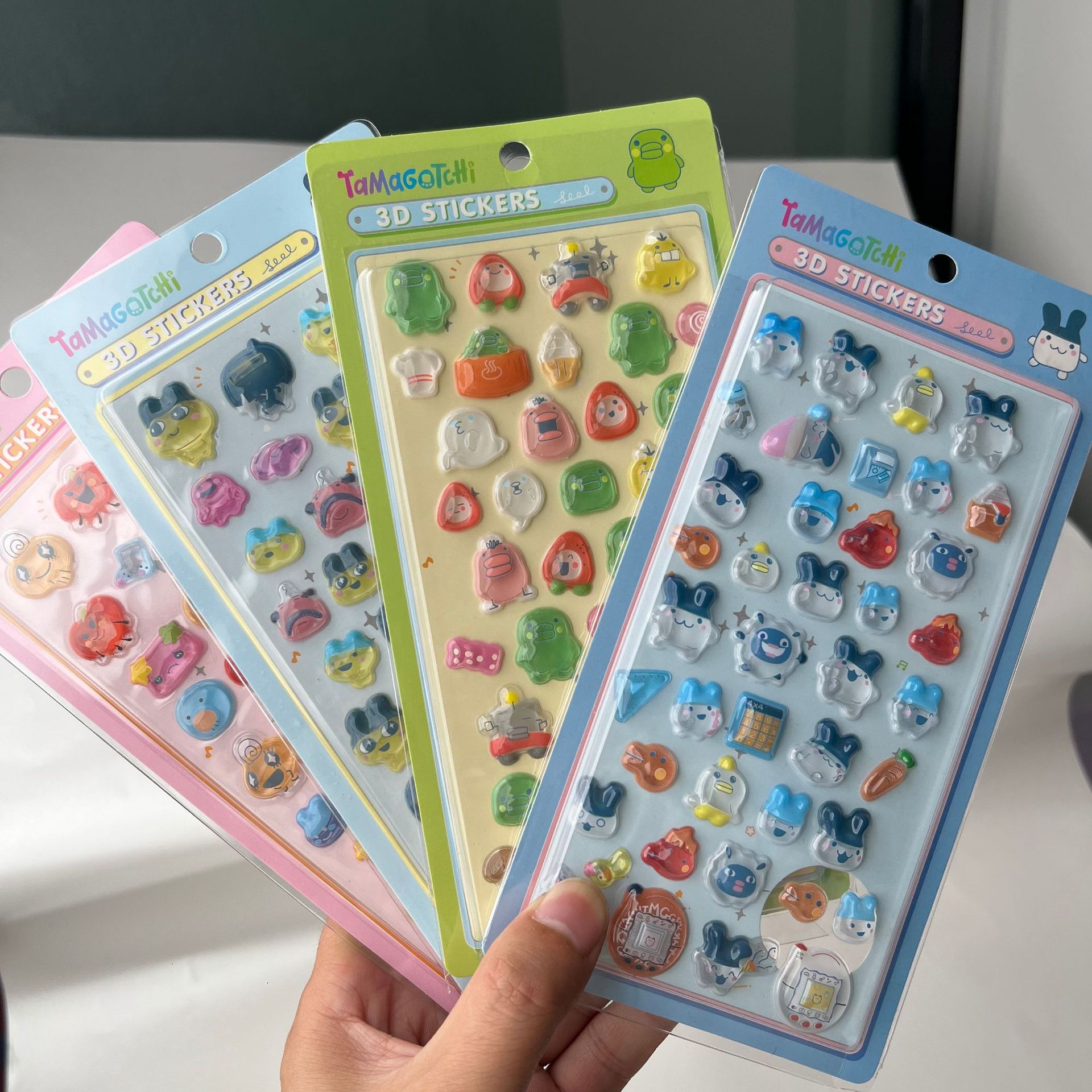 Cute Tamagotchi 3D Puffy Stick - Laptop Accessories Aesthetic ulasan dan harga