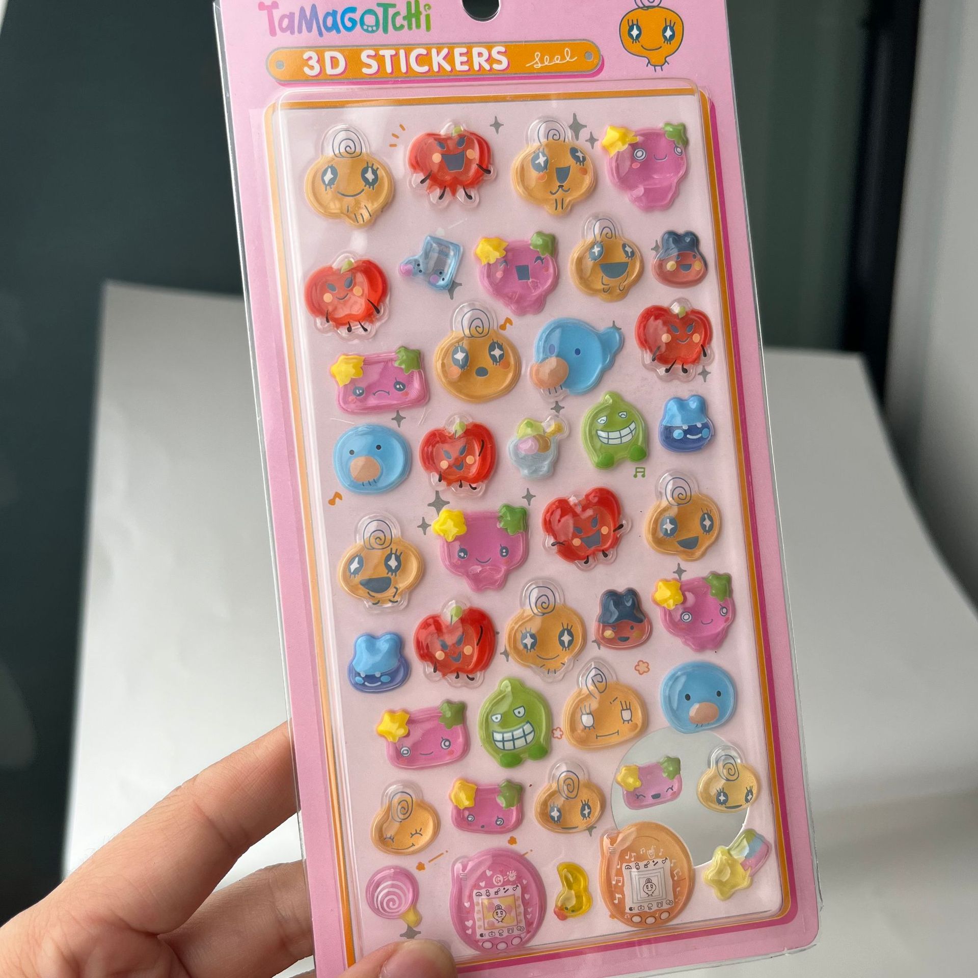 Cute Tamagotchi 3D Puffy Stick - Laptop Accessories Aesthetic ulasan dan harga