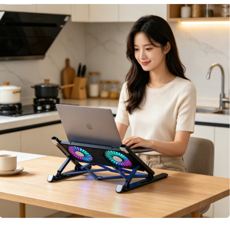 New Laptop Cooler Base Stand F - Laptop Accessories Cooling Pad ulasan dan harga