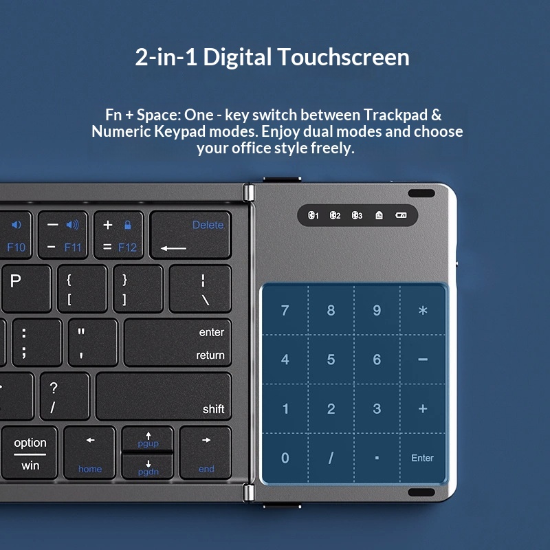 Mengzu Tri Fold Wireless Bluet - Laptop Accessories Computer ulasan dan harga