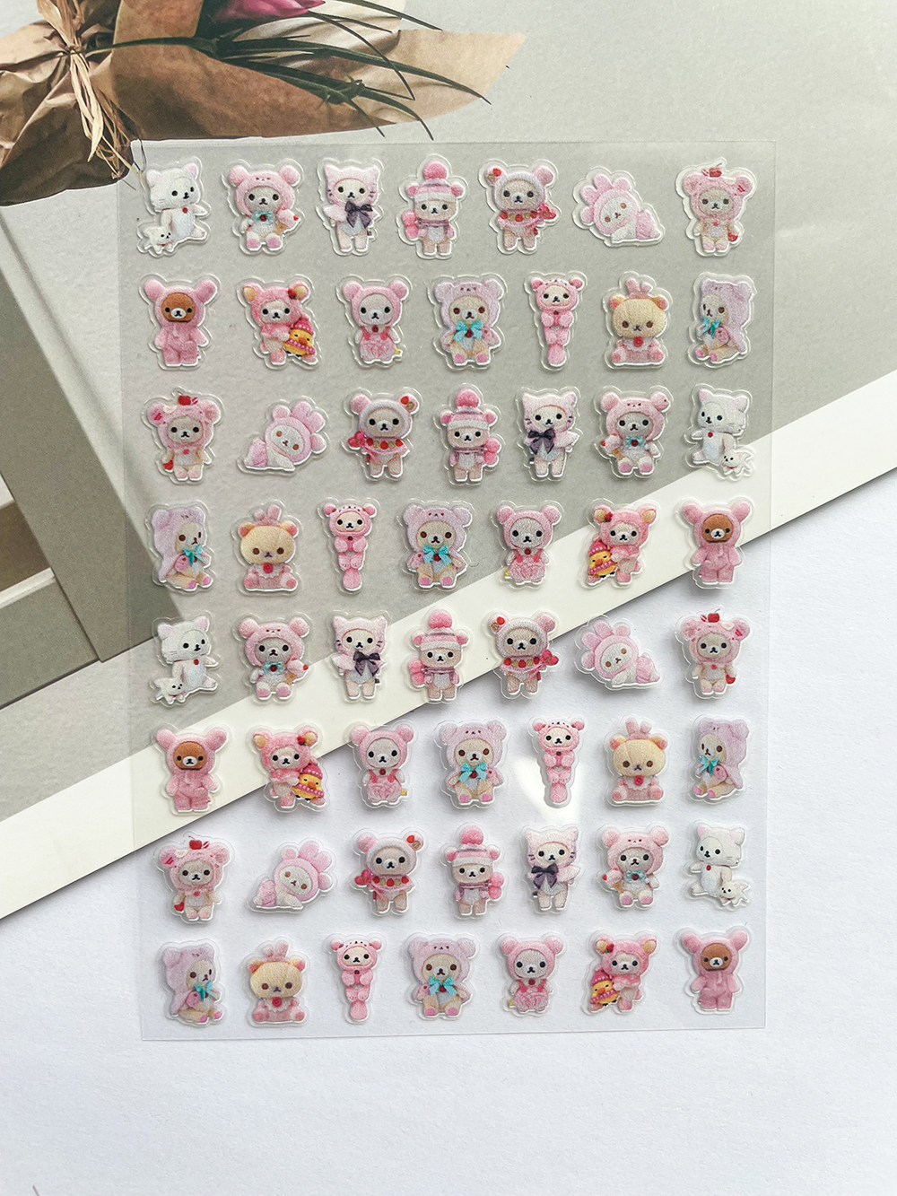 Mini Kawaii Rilakkuma Pvc Post - Laptop Accessories Aesthetic ulasan dan harga