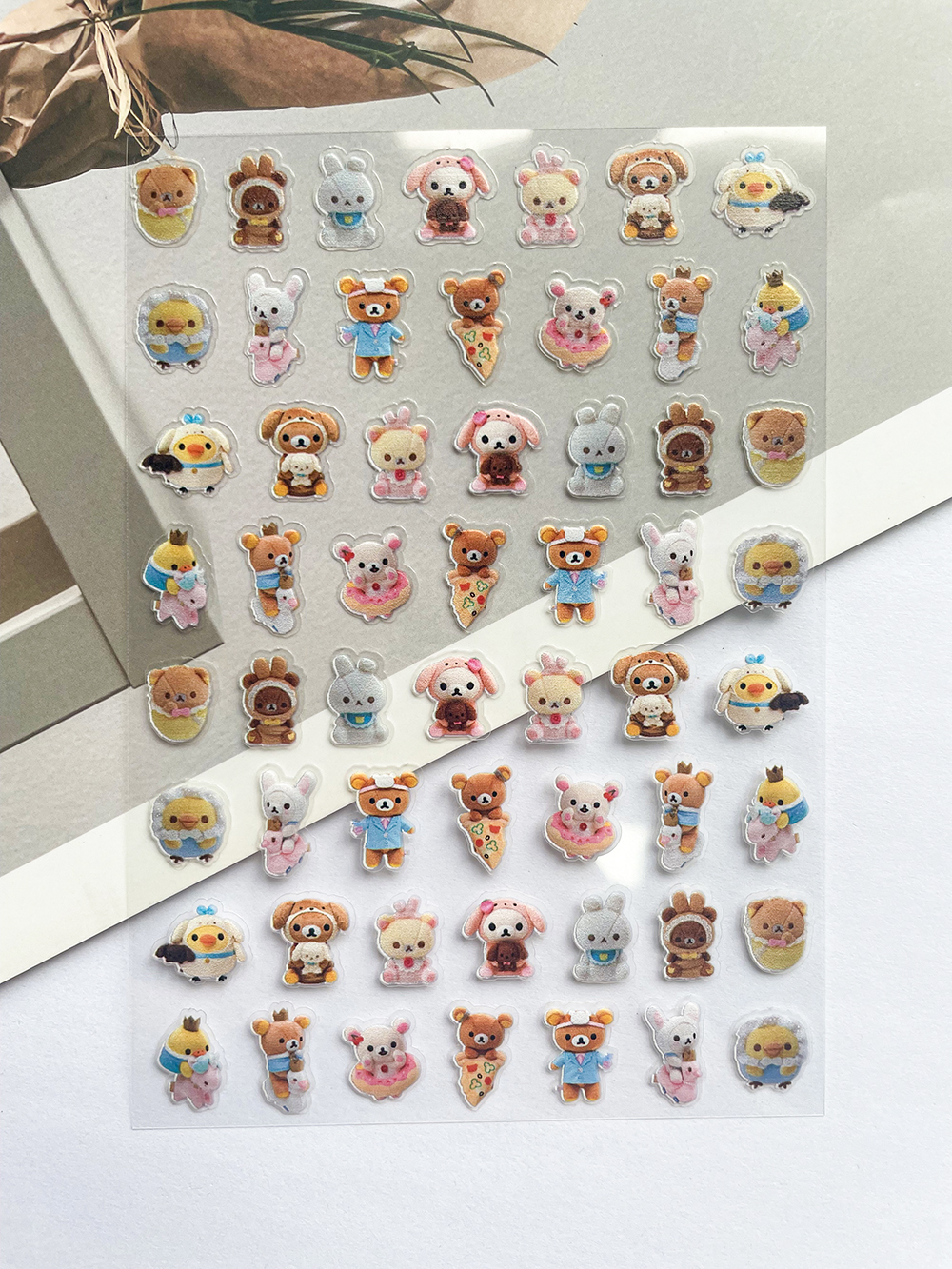 Mini Kawaii Rilakkuma Pvc Post - Laptop Accessories Aesthetic ulasan dan harga