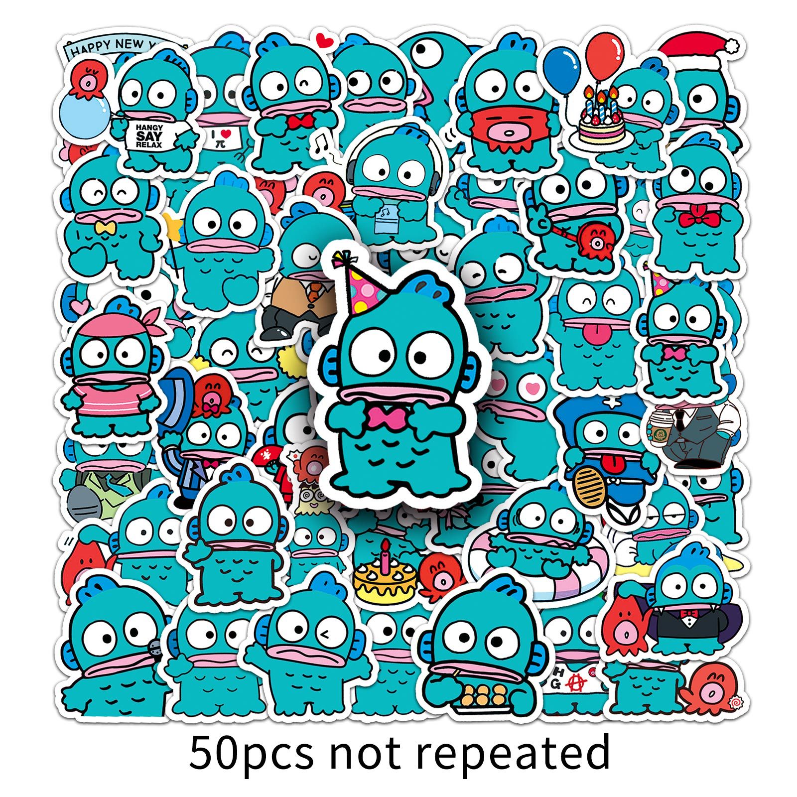 50pcs Cute Hangyodon Cartoon G - Laptop Accessories Computer ulasan dan harga