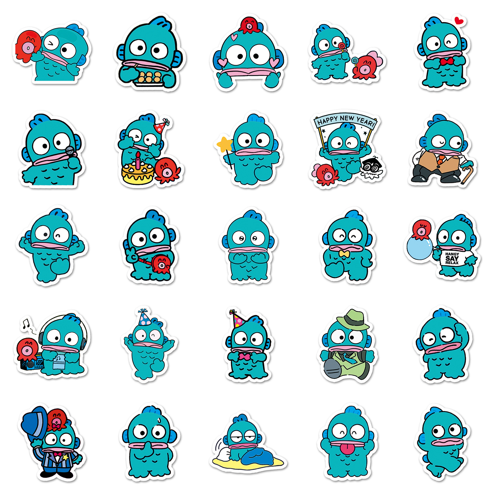 50pcs Cute Hangyodon Cartoon G - Laptop Accessories Computer ulasan dan harga