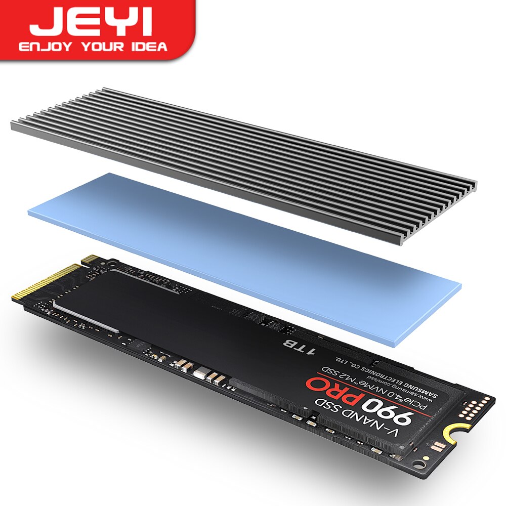 JEYI M.2 SSD Heatsink, Aluminu - Laptop Accessories Cooling Pad ulasan dan harga