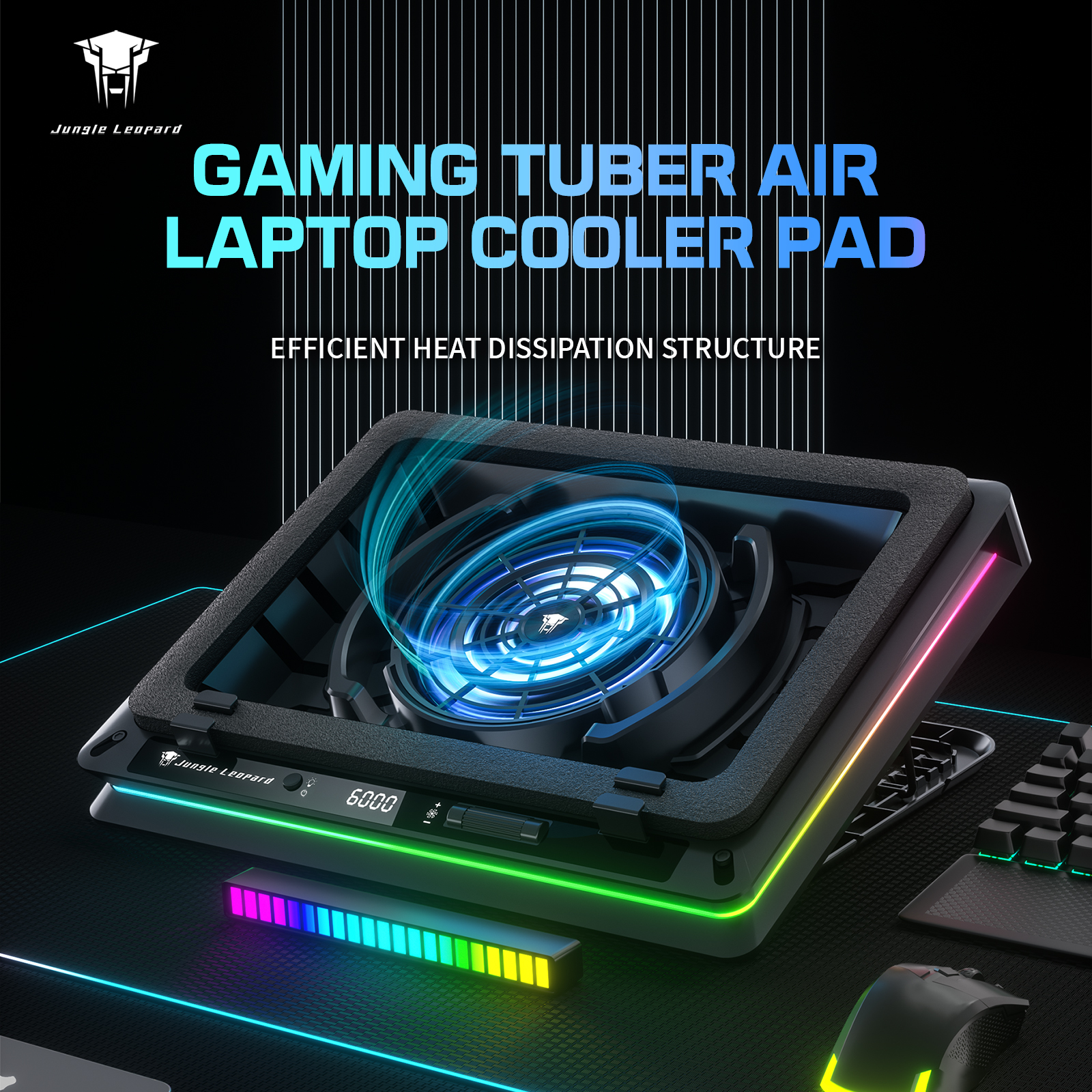 Jungle Leopard D16 2026 New Tu - Laptop Accessories Cooling Pad ulasan dan harga