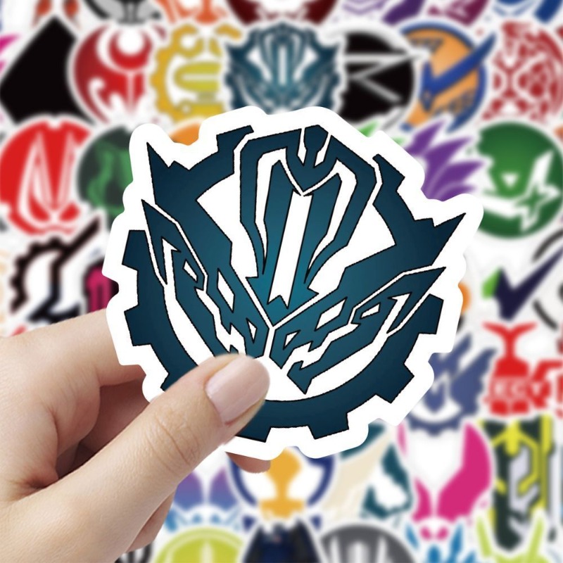 60 Sheets Kamen Rider Logo Sti - Laptop Accessories Aesthetic ulasan dan harga