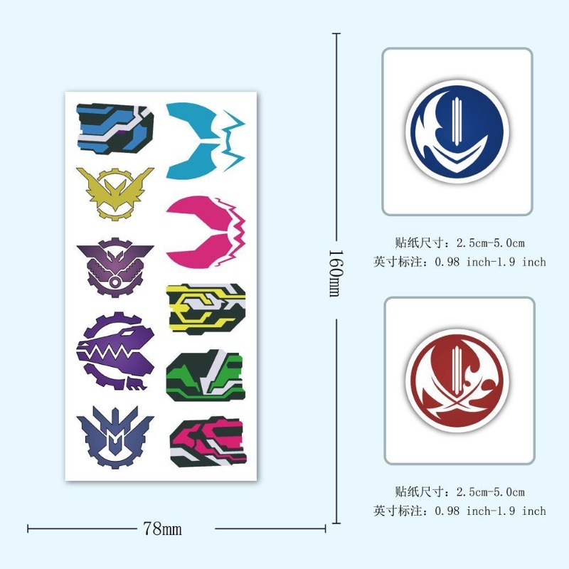 60 Sheets Kamen Rider Logo Sti - Laptop Accessories Aesthetic ulasan dan harga