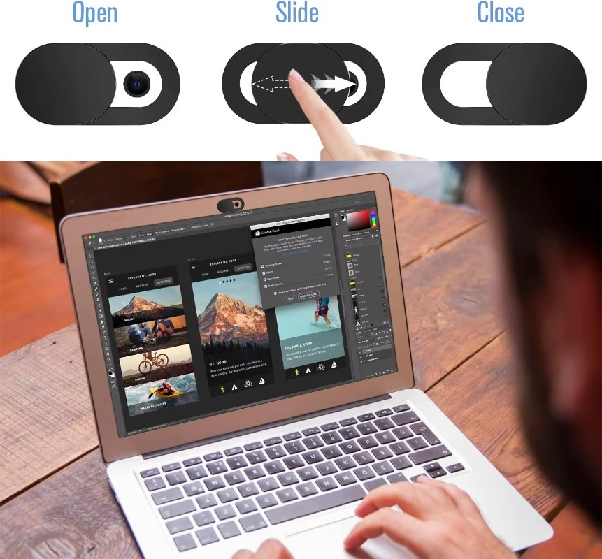 Plastic Camera Cover Shutter M - Laptop Accessories Aesthetic ulasan dan harga